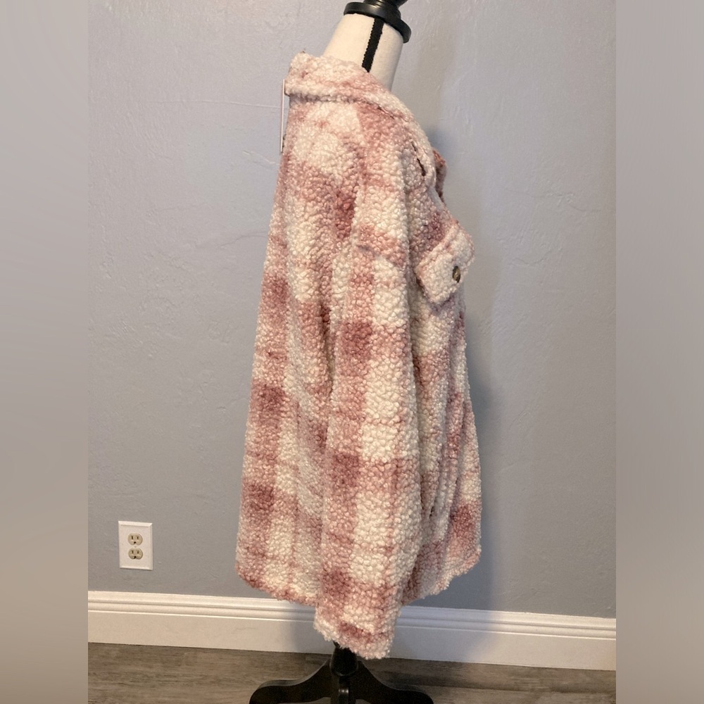 Emma’s Expression Pink Plaid Jacket - Picture 4 of 11